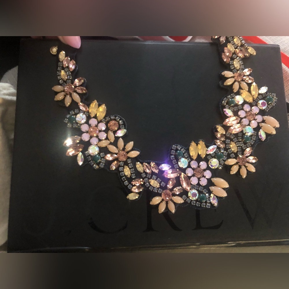 J. Crew Ribbon Statement Necklace